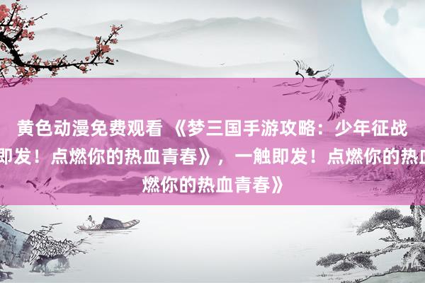 黄色动漫免费观看 《梦三国手游攻略：少年征战，一触即发！点燃你的热血青春》，一触即发！点燃你的热血青春》